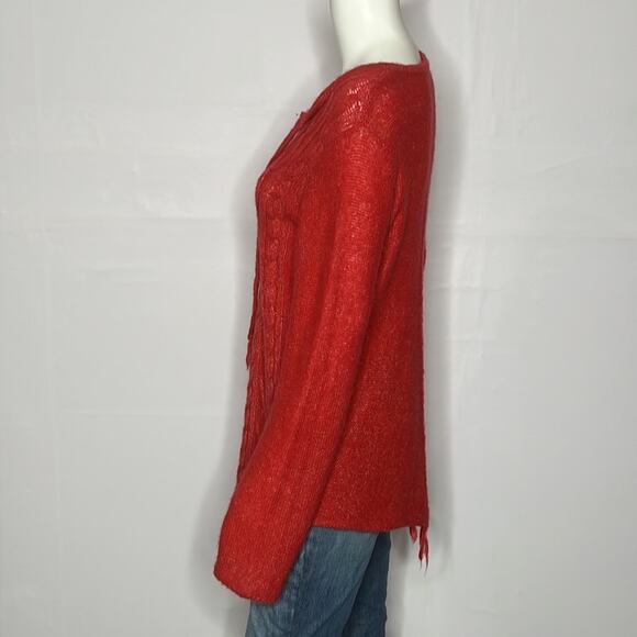 PrAna‎ Women's Red and Orange sweater - Picture 2 of 8